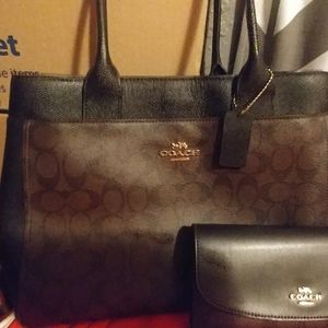 Coach Purse and Wallet set